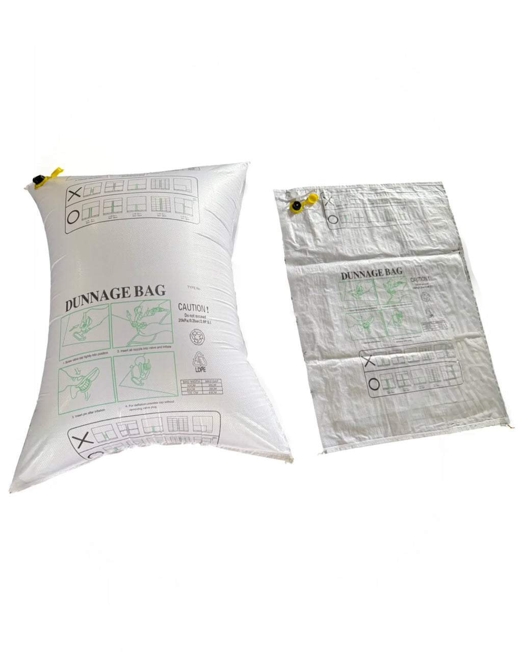Inflatable Dunnage Bag. Air bags