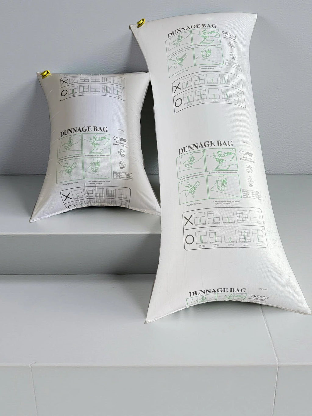 Inflatable Dunnage Bag. Air bags