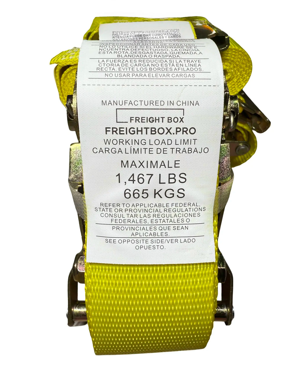 Freitty (8 pack) 2" x 12' Heavy-Duty E-Track Ratchet Strap