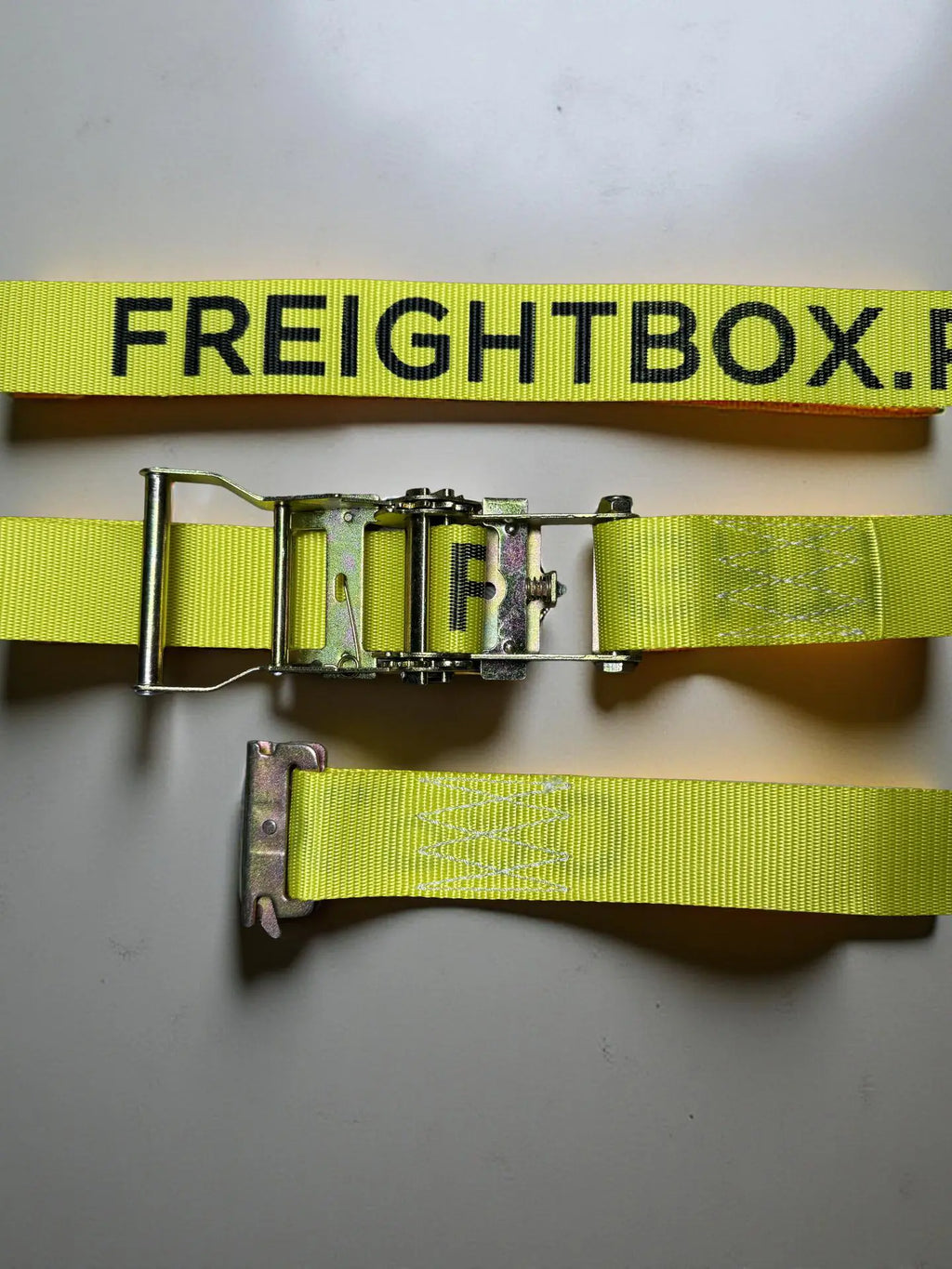 Freitty (8 pack) 2" x 12' Heavy-Duty E-Track Ratchet Strap