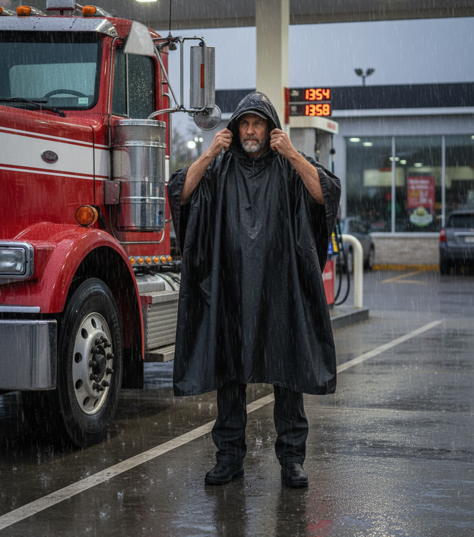 YBIS PVC rain poncho